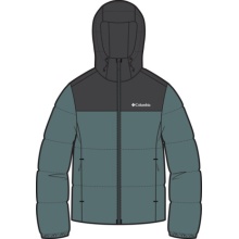 Columbia Winter Jacket Puffect with Hood (Thermarator Insulation, waterproof) metal blue Men